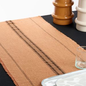 Chemin de table – Coton lavé – Madam Stoltz