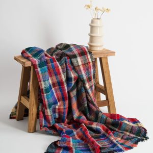 Haïk vintage – Couverture Berbère