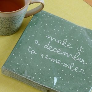 Serviettes en papier – « Make it a december to remember » – Räder